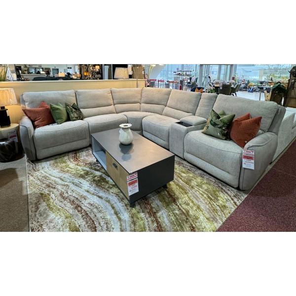 Harriet Beige Electric Corner Sofa